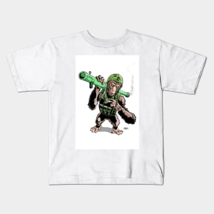 Bazooka Monkey Kids T-Shirt